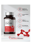 Horbäach CoQ10 100mg  100 mcg of Black Pepper Extract 120 Softgels.