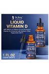 Dr. Berg Maximum Strength Vitamin D3 K2 MCT Oil 5,000 IU 30ml.Orj Usa.45.
