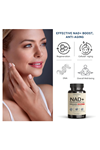 VINATURA NAD Nicotinamide Riboside Resveratrol with Urolithin A and TMG - Advanced NAD+ for Women  Men, Supports Anti-Aging - 30 Vegan Capsul.