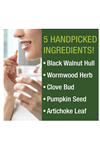 Peak Performance Wormwood Black Walnut Clove Cleanse Elimination Detox + Intestinal Artichoke and Pumpkin Seed for Additional Benefits 30 Capsul.