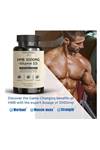 VINATURA HMB 3000mg and Vitamin D3 Muscle Growth  Recovery - Vitamin D3 (1600 IU) - 120 Capsules.Usa Menşei.