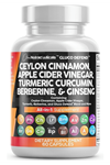 Clean Nutraceuticals Ceylon Cinnamon + Berberine Turmeric Fenugreek 60 Capsul.Orj Usa.