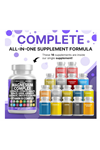 Clean Nutraceuticals  Magnezyum Complex 90 Capsul Magne Glycinate Citrate Malate Oxide Taurate Aspartate Orotate  Mag Chloride, Zinc Copper  Vitamin C B1 B2 B6 B12.51.