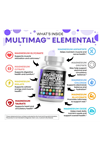 Clean Nutraceuticals  Magnezyum Complex 90 Capsul Magne Glycinate Citrate Malate Oxide Taurate Aspartate Orotate  Mag Chloride, Zinc Copper  Vitamin C B1 B2 B6 B12.51.