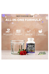 Clean Nutraceuticals  Magnezyum Complex 90 Capsul Magne Glycinate Citrate Malate Oxide Taurate Aspartate Orotate  Mag Chloride, Zinc Copper  Vitamin C B1 B2 B6 B12.51.