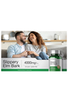 Horbäach Slippery Elm Bark 200 Capsules  Non-GMO  Gluten Free.