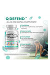 Clean Nutraceuticals Quercetin Zinc 60 Capsul Vitamin C Vitamin D Bromelain Elderberry - Lung Artemisinin, Sea Moss, Echinacea, Allergy Relief.USA.