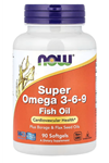 NOW Foods Super Omega 3-6-9 Fish Oil 90 Softgel.Abd Menşei.