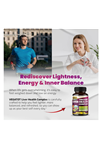 VEGATOT Liver Health Complex Formula 150 Capsul High Potency with TUDCA, Milk Thistle, Beet Root, Artichoke Leaf, Panax Ginseng, Astragalus, Tumeric -Clean  Detox Formula.