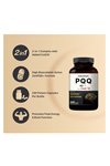 NatureBell PQQ 40mg with CoQ10, 240 Capsules  Active Pyrroloquinoline Quinone, Highly Bioavailable ZenPQQ+ Formula – Promotes Heart, Brain,  Mitochondrial Health.