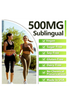 Ursinquil Sublingual NMNH 500mg  NAD Supplement to Boost NAD Levels as We Age, for Anti-Aging, Energy, Immunity, Focus - 120 Lozanges Tablet.Made In Usa.