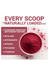 Dr. Berg Raw Organic Beet Powder–90gr 30 Servis USDA Certified Nitric Oxide, Energy, Blood Flow.