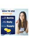 Vitamatic Vitamin D3 5000 IU (125 mcg) – 500 Mini Softgels Olive Oil-Based Formula – Cold-Pressed.Made ın Usa.