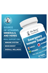Dr. Berg Emergency Immune Support Echinacea - Potent Blend of Herbal Extracts  2,000 IU Vitamin D  10mg of Zinc - 60 Tablets.