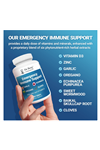 Dr. Berg Emergency Immune Support Echinacea - Potent Blend of Herbal Extracts  2,000 IU Vitamin D  10mg of Zinc - 60 Tablets.