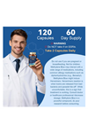 Totaria Healt Methylene Blue 120 Capsul 13 in 1 Upgrade Patented Brain Formula with Vitamin C Ester, Bacopa, Phosphatidylserine, Omega-3 Fatty Acids - Memory, Focus, Clarity, Cognitive.
