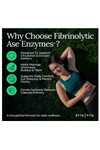 Etta Vita Fibrinolytic Ase Enzymes Lumbrokinase Nattokinase Serrapeptase 60 Slow Release Capsules.Made ın Usa.