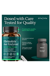 Etta Vita Fibrinolytic Ase Enzymes Lumbrokinase Nattokinase Serrapeptase 60 Slow Release Capsules.Made ın Usa.