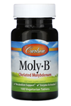 Carlson, Moly-B,  Chelated Molybdenum 100 Vegetarian Tablets (500 mcg per Tablet).
