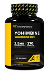 PrimaForce Yohimbine HCl, Weight Loss Supplement 2,5mg (270 Capsules).Abd Menşei 50.