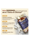 Totaria Complete Binder Detox  Activated Charcoal, Zeolite, Bentonite Clay, Alpha Lipoic Acid, 7-Layer Detox  Cleanse, Liver Gut 120 Capsul.