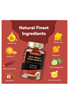 Totaria Healt  Red Yeast Rice 2000mg with CoQ10 120 Capsul Citrinin Free Extract Red Yeast Rice CoQ10 100 Plus Citrus Bergamot - Cholesterol Lowering.