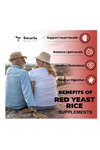 Totaria Healt  Red Yeast Rice 2000mg with CoQ10 120 Capsul Citrinin Free Extract Red Yeast Rice CoQ10 100 Plus Citrus Bergamot - Cholesterol Lowering.
