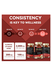Totaria Healt  Red Yeast Rice 2000mg with CoQ10 120 Capsul Citrinin Free Extract Red Yeast Rice CoQ10 100 Plus Citrus Bergamot - Cholesterol Lowering.