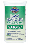 Garden of Life Probiotics for Women and Men 30 Capsul- Raw Probiotics Colon Care 50 Billion CFU and Enzymes, Shelf Stable Once Daily Acidophilus Probiotic for Regularity and Immune Health.