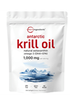 Micro Ingredients Antarctic Krill Oil  1000mg  300 Soft-Gels, Rich in Omega-3s EPA, DHA  Natural Astaxanthin, Immune System  Brain Health, Easy to Swallow.