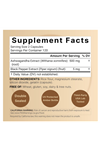 NatureBell Ashwagandha+ with Black Pepper Extract, 240 Capsules.Made ın Usa.