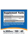 Nutricost Butcher's Broom Extract 4,500mg Equivalent from 300mg of 15:1 Extract Per Serving, 120 Capsules.