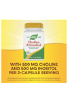 Nature's Way Choline & Inositol - 1000mg - Supports Brain Health  Cellular Energy - Choline Bitartrate - Gluten Free - 100 Capsul Usa Version 46.