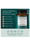 Etta Vita Mushroom+Asvaganda 90 Capsul Lions Mane,Chaga,Reishi,Cordyceps,Turkey Tail 10x Adaptogenic Complex Focus-Energy,Immunity Nootropic.