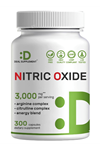 DEAL SUPLAMENT Nitric Oxide Supplement 3000mg, 300 Capsules – Arginine, Citrulline, Korean Red Ginseng, Tonkat Ali, Maca Root, Marshmallow Blend.