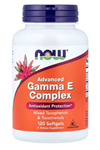 NOW Foods Gamma E Complex Advanced Vitamin E  Tocopherols and Tocotrienols 120 Softgels.