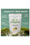Micro Ingredients  Oil of Oregano 300 Softgels Black Seed Oil 4X Strength.Abd Menşei.