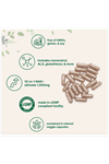 Micro Ingredients Liposomal NAD+ Ultimate  1000mg  60 Veggie Capsul NMN  Resveratrol, Glutathione,  Astaxanthin  for Women - Men.