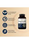 Naturebell Pure Magnesium Glycinate 500mg 240 Veggie Capsules with Fat Soluble Vitamin C, Veggie Capsules – 3rd Party Tested.USA.43.