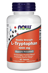 NOW Foods  L-Tryptophan Double Strength 1000mg 60 Tablet.Usa Menşei.47.