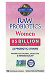 Garden of Life, RAW Probiotics, Women, 85 Billion, 90 Vegetarian Capsules.