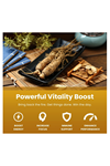 NutraChamps Korean Red Panax Ginseng +Ginkgo  90 Capsul Extra Strength Ginsenosides for Energy, Focus, Performance, Vitality  Immune Support  Korean Red Ginseng Root Extract (Premium Gold).