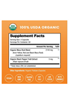 NutraChamps USDA Organic Peruvian Maca Root  Women - Men, 2100mg, 180 Capsul, Black, Red - Yellow, Peruana, Extra Strength Pure Premium.