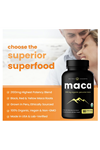 NutraChamps USDA Organic Peruvian Maca Root  Women - Men, 2100mg, 180 Capsul, Black, Red - Yellow, Peruana, Extra Strength Pure Premium.