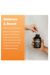 NutraChamps USDA Organic Peruvian Maca Root  Women - Men, 2100mg, 180 Capsul, Black, Red - Yellow, Peruana, Extra Strength Pure Premium.