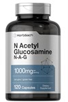 Horbaach  N-Acetyl Glucosamine 1000mg  120 Capsules  N-A-G Supplement Non-GMO  Gluten Free.