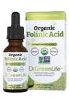Dr. Green Mom USDA Organic Folinic Acid Drops - 500 mcg per Drop  30 ML Methylation Support B9 Supplements for Kids  Adults  Neurological Function.