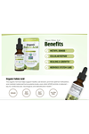 Dr. Green Mom USDA Organic Folinic Acid Drops - 500 mcg per Drop  30 ML Methylation Support B9 Supplements for Kids  Adults  Neurological Function.