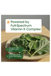 NatureBell Vitamin K Complex - 300 Softgels  2,600mcg Vitamin K - Full Spectrum High Absorption K1  K2 MK-4  MK-7.