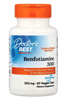 Doctor's Best (Özelsporcugıdaların'dan !!) Benfotiamine with BenfoPure, 300mg, 60 Veg Caps.45.